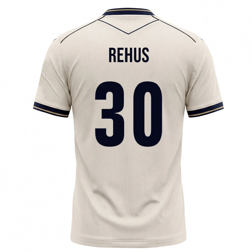 Danxen Kinder Milan Rehus #30 Creme Tiefblau Auswärtstrikot Trikot 2026/27 T-Shirt Österreich