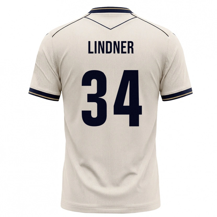 Danxen Kinder Sophie Lindner #34 Creme Tiefblau Auswärtstrikot Trikot 2026/27 T-Shirt Österreich
