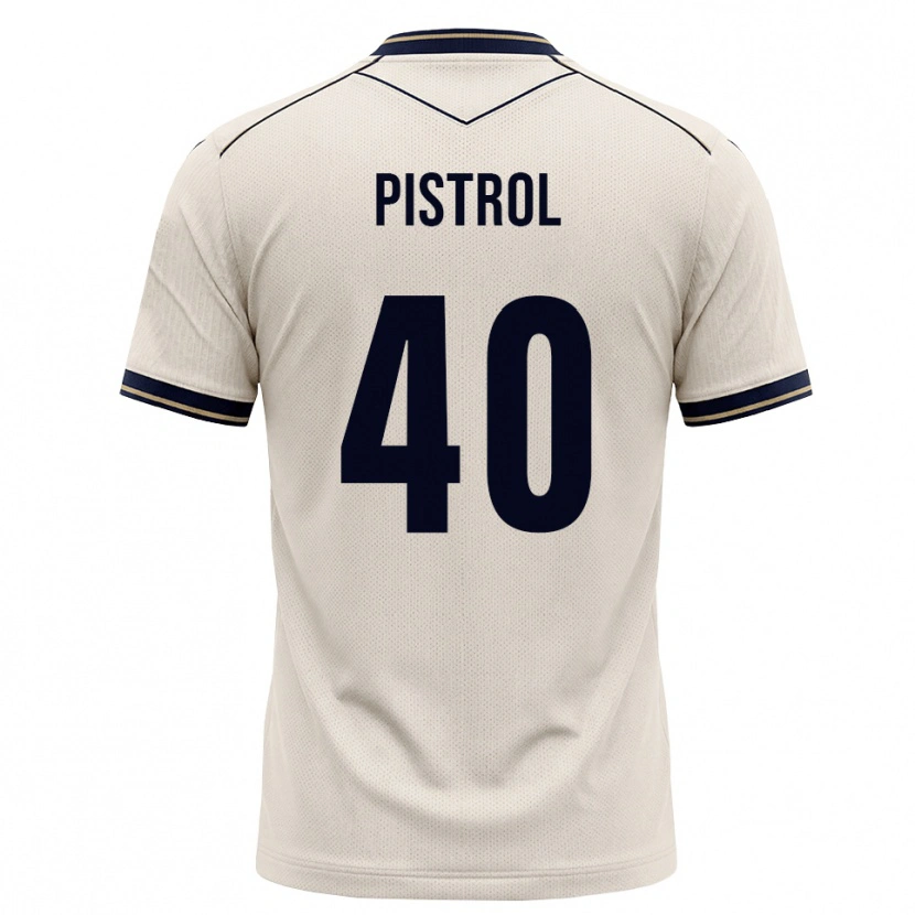 Danxen Kinder Santino Pistrol #40 Creme Tiefblau Auswärtstrikot Trikot 2026/27 T-Shirt Österreich