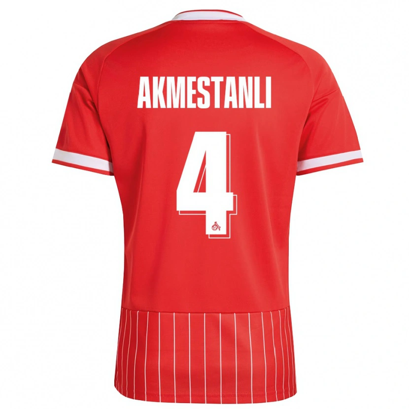 Danxen Kinder Teoman Akmestanli #4 Rot Weiß Grün Auswärtstrikot Trikot 2026/27 T-Shirt Österreich