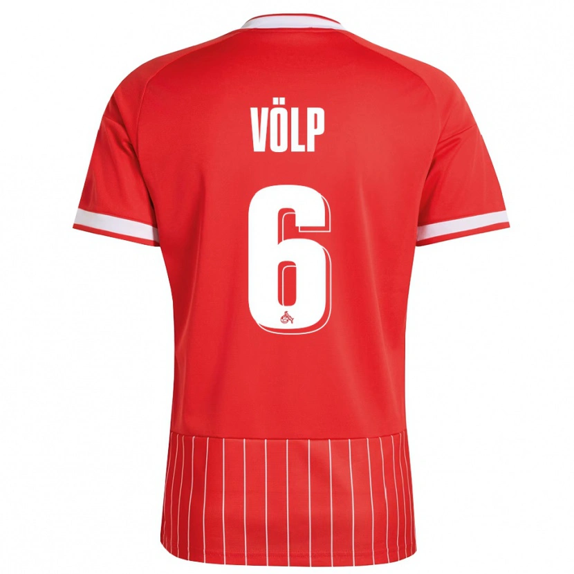 Danxen Kinder Lennard Völp #6 Rot Weiß Grün Auswärtstrikot Trikot 2026/27 T-Shirt Österreich