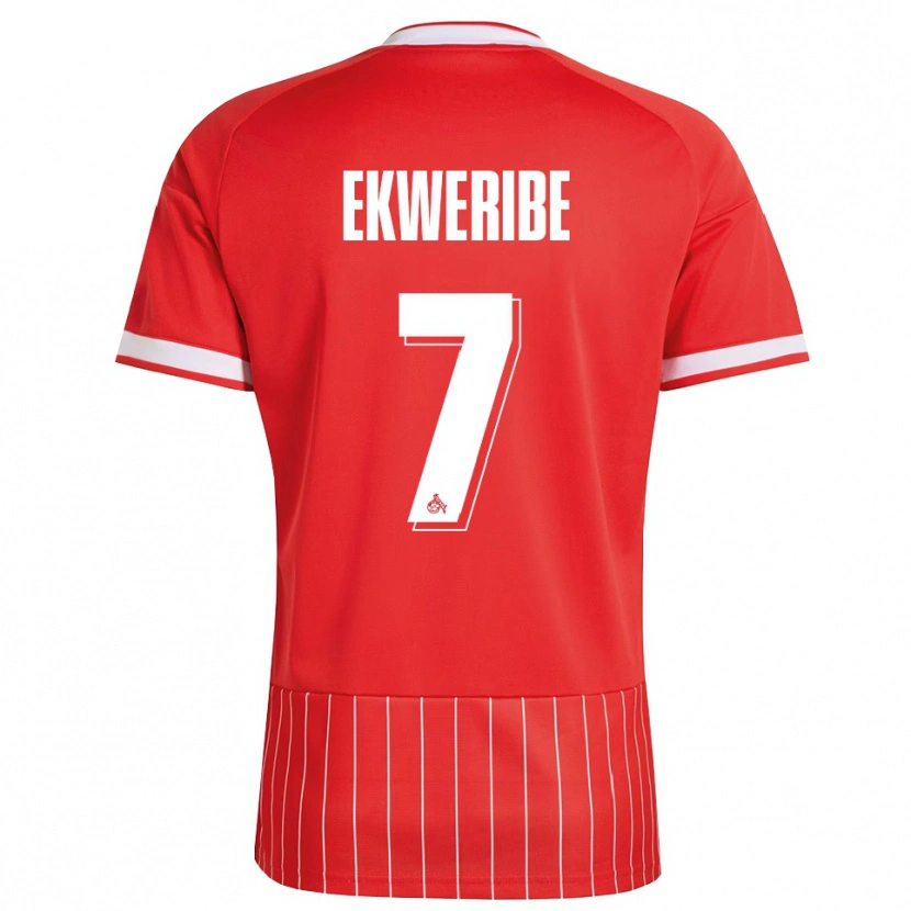 Danxen Kinder Kevin Ekweribe #7 Rot Weiß Grün Auswärtstrikot Trikot 2026/27 T-Shirt Österreich