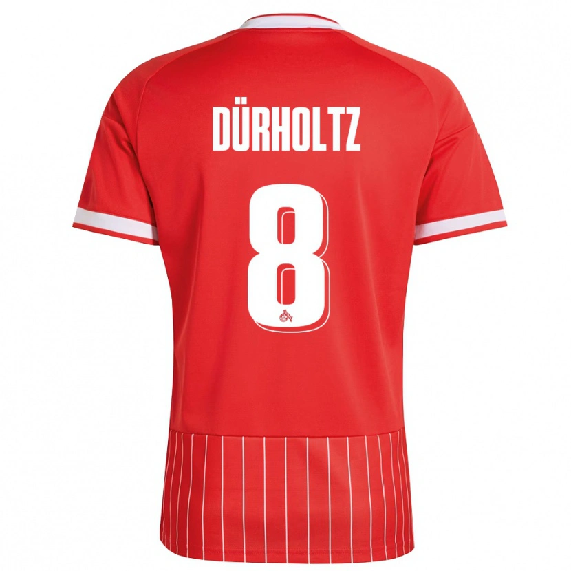 Danxen Kinder Luca Dürholtz #8 Rot Weiß Grün Auswärtstrikot Trikot 2026/27 T-Shirt Österreich