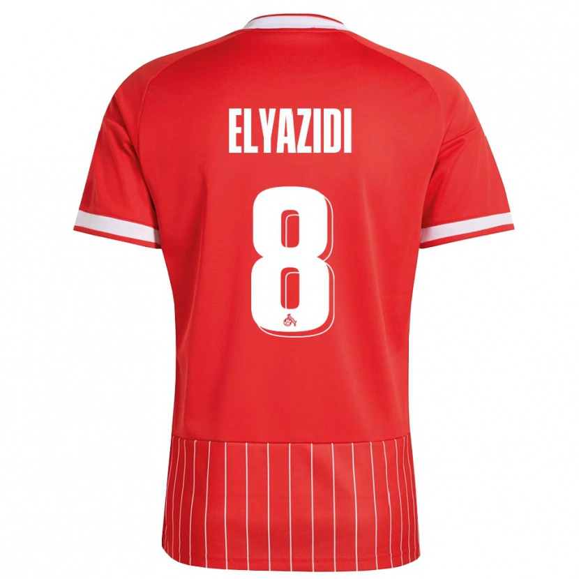 Danxen Kinder Ilias Elyazidi #8 Rot Weiß Grün Auswärtstrikot Trikot 2026/27 T-Shirt Österreich