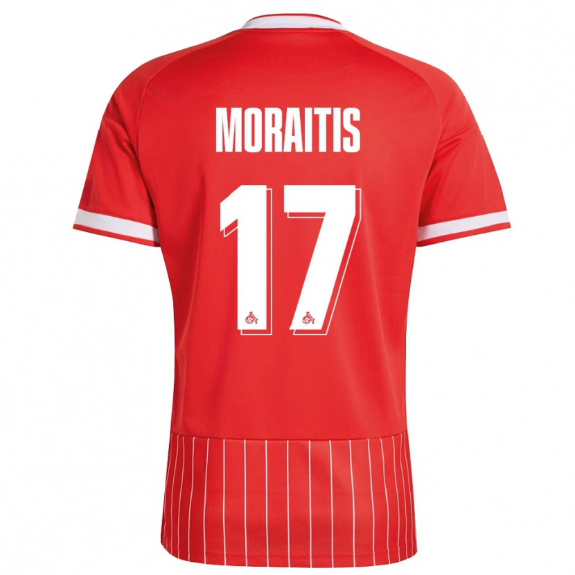 Danxen Kinder Victor Moraitis #17 Rot Weiß Grün Auswärtstrikot Trikot 2026/27 T-Shirt Österreich