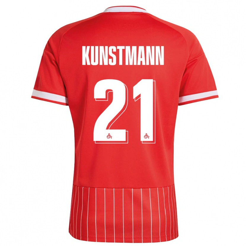 Danxen Kinder Jonas Kunstmann #21 Rot Weiß Grün Auswärtstrikot Trikot 2026/27 T-Shirt Österreich