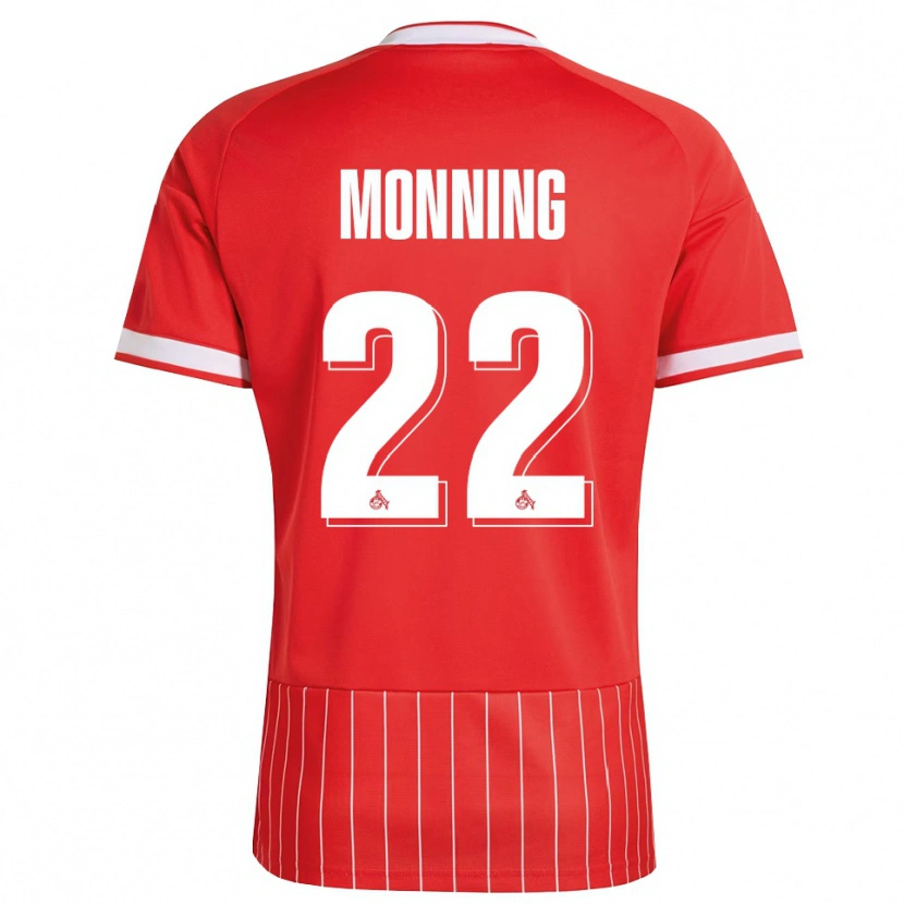 Danxen Kinder Marlon Monning #22 Rot Weiß Grün Auswärtstrikot Trikot 2026/27 T-Shirt Österreich
