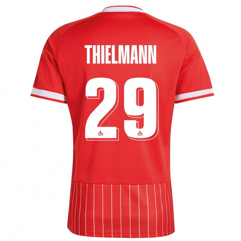 Danxen Kinder Jan Thielmann #29 Rot Weiß Grün Auswärtstrikot Trikot 2026/27 T-Shirt Österreich
