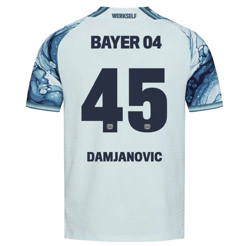 Danxen Kinder Aleksa Damjanovic #45 Dunkelgrün Schwarz Auswärtstrikot Trikot 2026/27 T-Shirt Österreich
