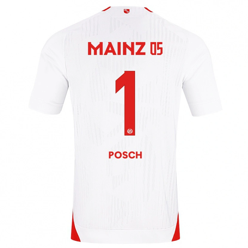Danxen Kinder Daniel Posch #1 Weiß Rot Gelb Auswärtstrikot Trikot 2026/27 T-Shirt Österreich