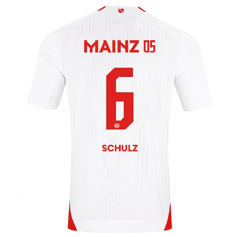 Danxen Kinder Philipp Schulz #6 Weiß Rot Gelb Auswärtstrikot Trikot 2026/27 T-Shirt Österreich