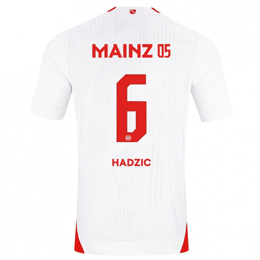 Danxen Kinder Zinedine Hadzic #6 Weiß Rot Gelb Auswärtstrikot Trikot 2026/27 T-Shirt Österreich