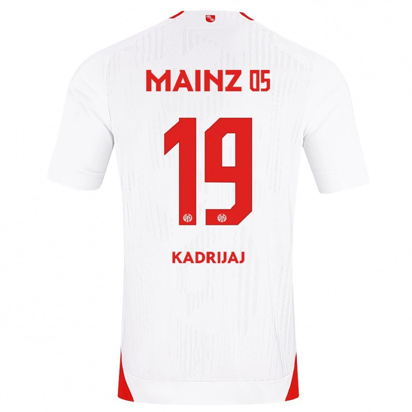 Danxen Kinder Smail Kadrijaj #19 Weiß Rot Gelb Auswärtstrikot Trikot 2026/27 T-Shirt Österreich