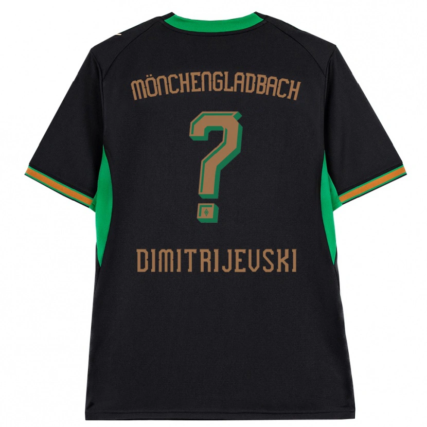 Danxen Kinder Maximilian Dimitrijevski #0 Schwarz Orange Grün Braun Auswärtstrikot Trikot 2026/27 T-Shirt Österreich