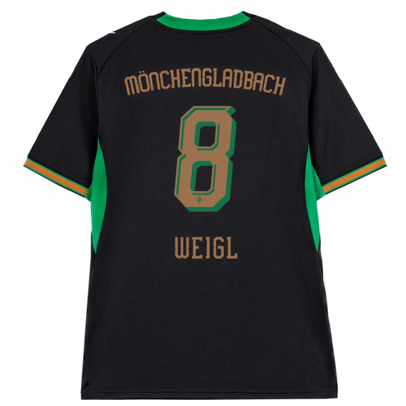Danxen Kinder Julian Weigl #8 Schwarz Orange Grün Braun Auswärtstrikot Trikot 2026/27 T-Shirt Österreich