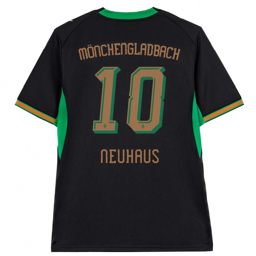 Danxen Kinder Florian Neuhaus #10 Schwarz Orange Grün Braun Auswärtstrikot Trikot 2026/27 T-Shirt Österreich