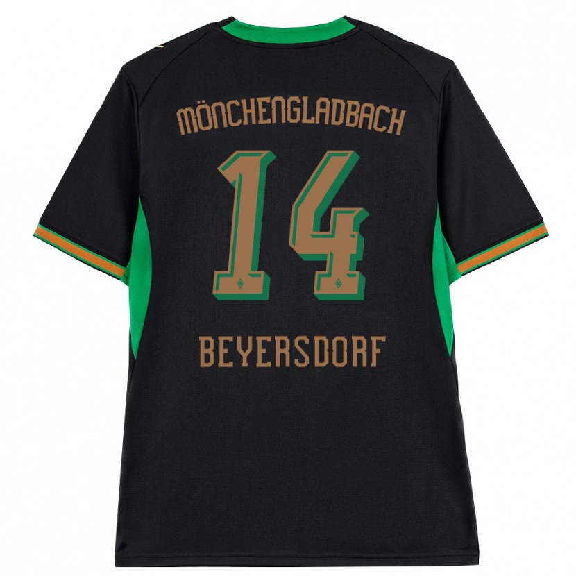 Danxen Kinder Chris Beyersdorf #14 Schwarz Orange Grün Braun Auswärtstrikot Trikot 2026/27 T-Shirt Österreich