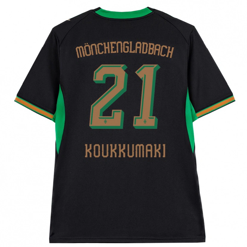 Danxen Kinder Taavi Koukkumäki #21 Schwarz Orange Grün Braun Auswärtstrikot Trikot 2026/27 T-Shirt Österreich