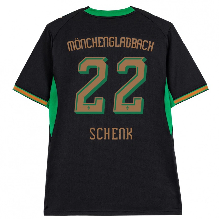 Danxen Kinder Isabel Schenk #22 Schwarz Orange Grün Braun Auswärtstrikot Trikot 2026/27 T-Shirt Österreich