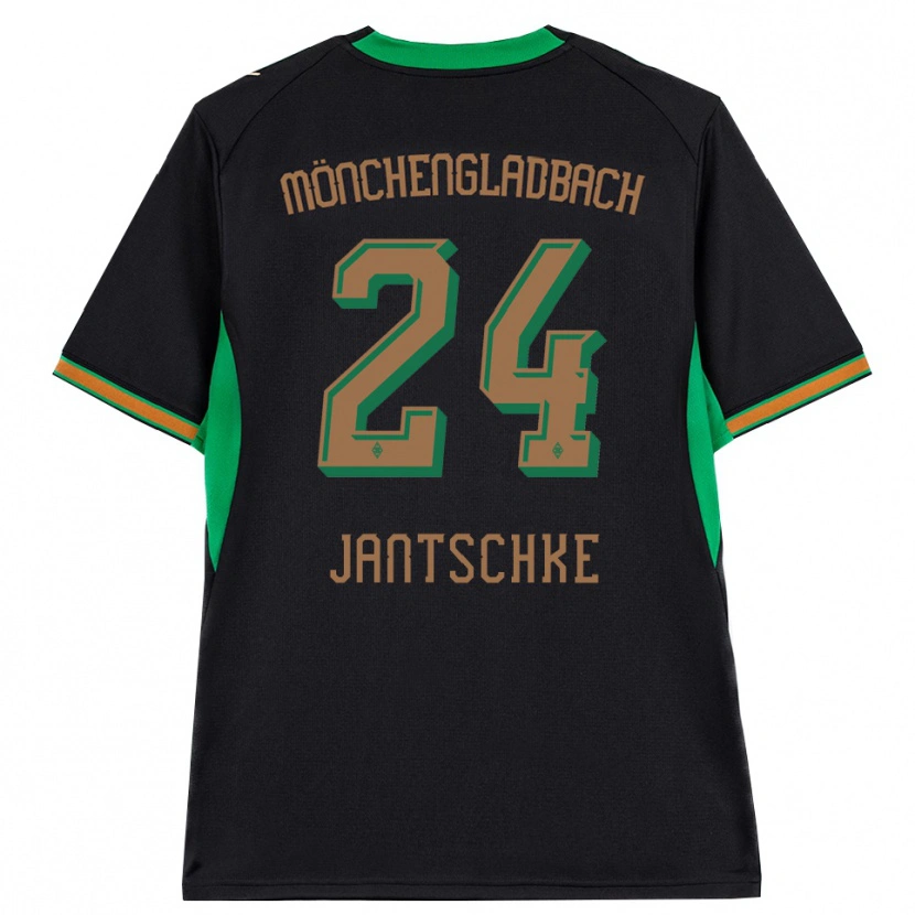 Danxen Kinder Tony Jantschke #24 Schwarz Orange Grün Braun Auswärtstrikot Trikot 2026/27 T-Shirt Österreich