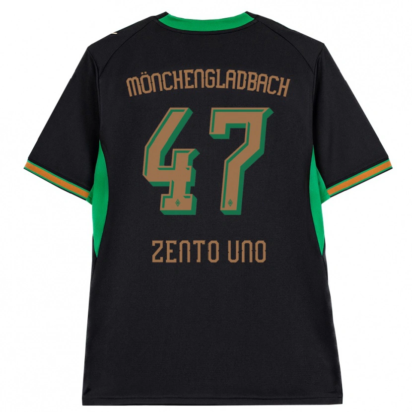 Danxen Kinder Zento Uno #47 Schwarz Orange Grün Braun Auswärtstrikot Trikot 2026/27 T-Shirt Österreich