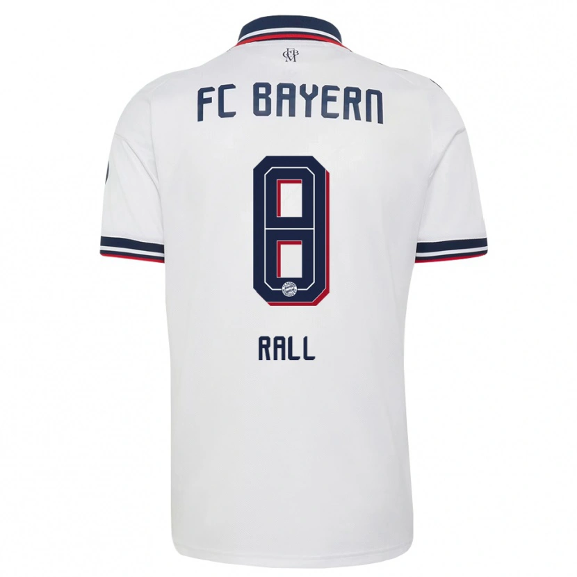 Danxen Kinder Maximiliane Rall #8 Weiß Grau Rot Auswärtstrikot Trikot 2026/27 T-Shirt Österreich