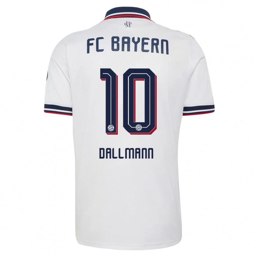 Danxen Kinder Linda Dallmann #10 Weiß Grau Rot Auswärtstrikot Trikot 2026/27 T-Shirt Österreich