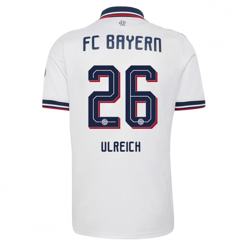 Danxen Kinder Sven Ulreich #26 Weiß Grau Rot Auswärtstrikot Trikot 2026/27 T-Shirt Österreich