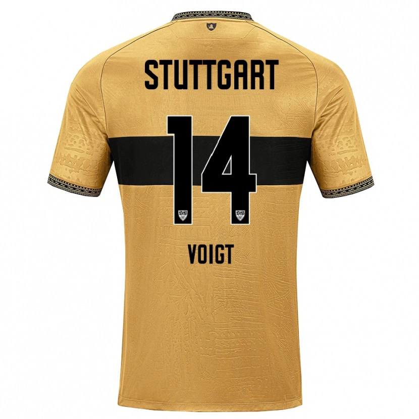 Danxen Kinder Max Voigt #14 Braun Schwarz Weiß Auswärtstrikot Trikot 2026/27 T-Shirt Österreich
