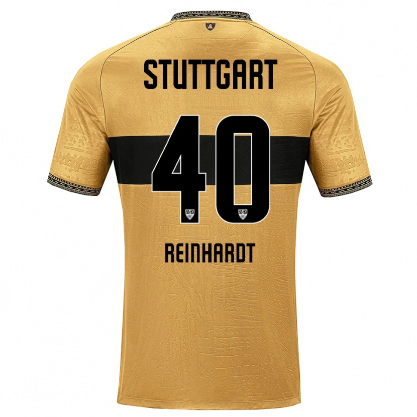 Danxen Kinder Peter Reinhardt #40 Braun Schwarz Weiß Auswärtstrikot Trikot 2026/27 T-Shirt Österreich