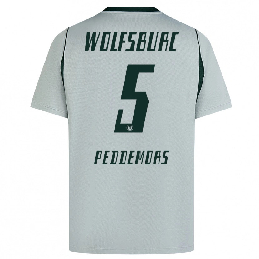 Danxen Kinder Ella Peddemors #5 Grau Grün Auswärtstrikot Trikot 2026/27 T-Shirt Österreich
