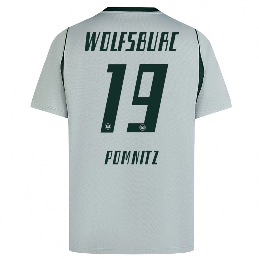 Danxen Kinder Leonard Pomnitz #19 Grau Grün Auswärtstrikot Trikot 2026/27 T-Shirt Österreich