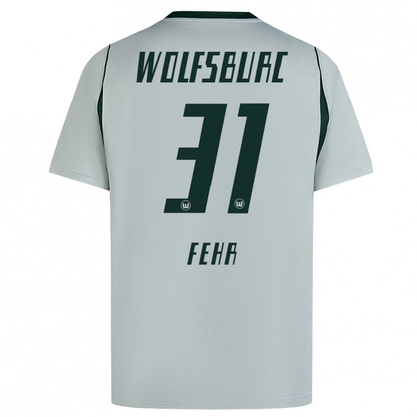 Danxen Kinder Henrik Fehr #31 Grau Grün Auswärtstrikot Trikot 2026/27 T-Shirt Österreich