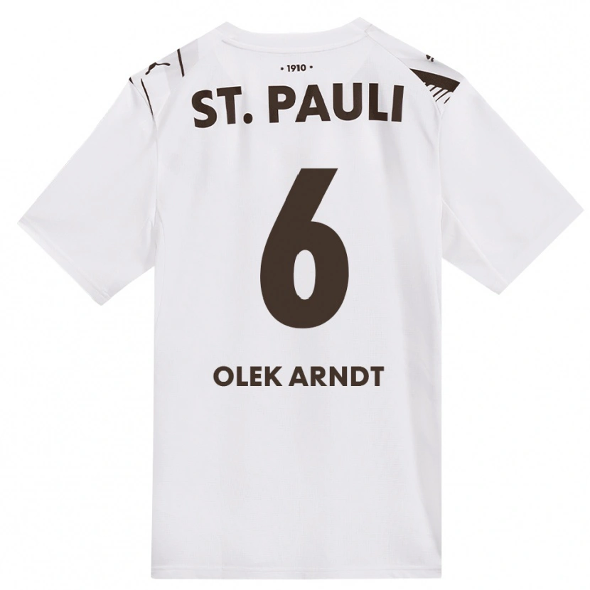 Danxen Kinder Frederik Olek Arndt #6 Kaffee Weiß Rot Auswärtstrikot Trikot 2026/27 T-Shirt Österreich