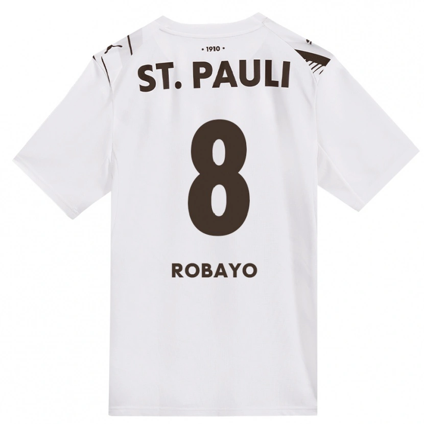 Danxen Kinder Oscar Robayo #8 Kaffee Weiß Rot Auswärtstrikot Trikot 2026/27 T-Shirt Österreich