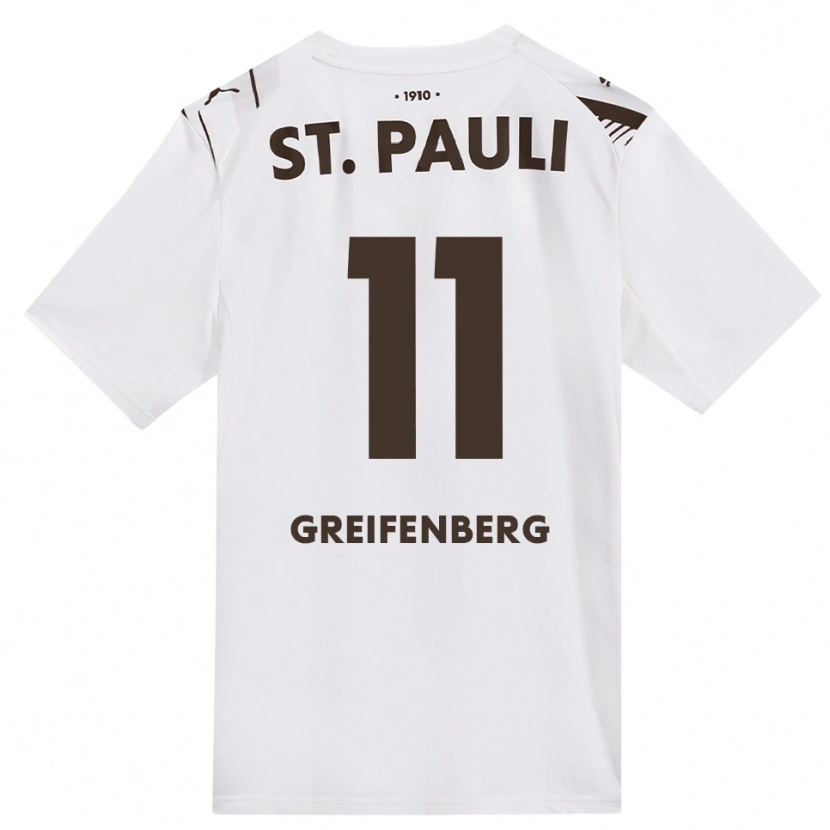 Danxen Kinder Ann-Sophie Greifenberg #11 Kaffee Weiß Rot Auswärtstrikot Trikot 2026/27 T-Shirt Österreich