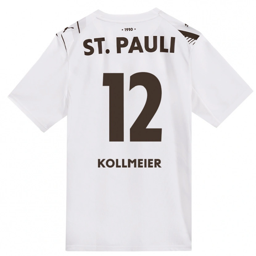 Danxen Kinder Anton Kollmeier #12 Kaffee Weiß Rot Auswärtstrikot Trikot 2026/27 T-Shirt Österreich