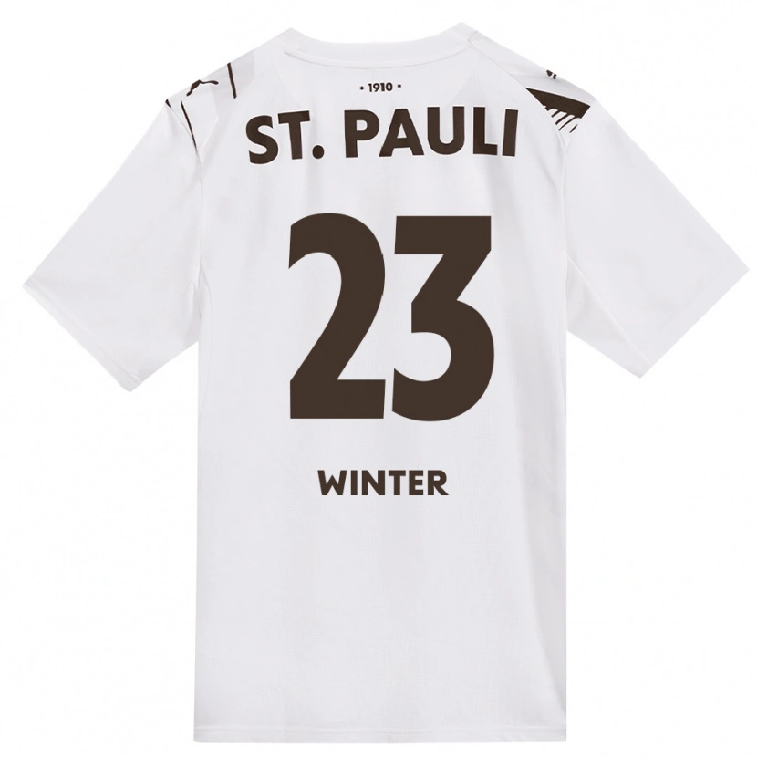 Danxen Kinder Nik Winter #23 Kaffee Weiß Rot Auswärtstrikot Trikot 2026/27 T-Shirt Österreich