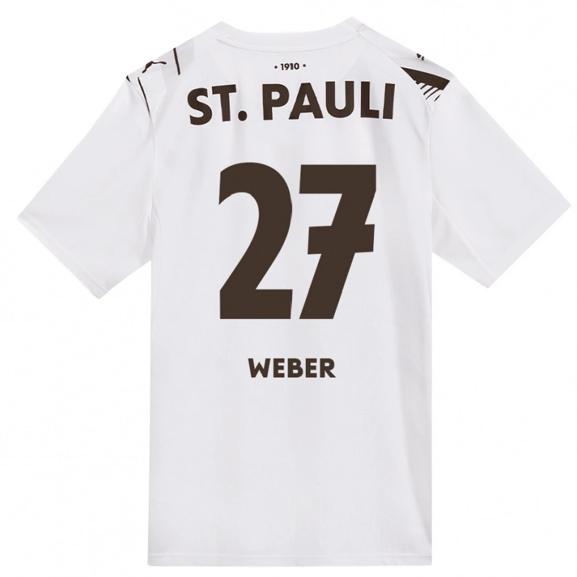 Danxen Kinder Hugo Weber #27 Kaffee Weiß Rot Auswärtstrikot Trikot 2026/27 T-Shirt Österreich