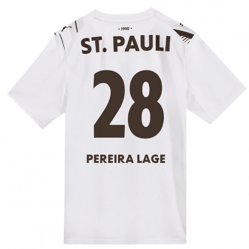 Danxen Kinder Mathias Pereira Lage #28 Kaffee Weiß Rot Auswärtstrikot Trikot 2026/27 T-Shirt Österreich
