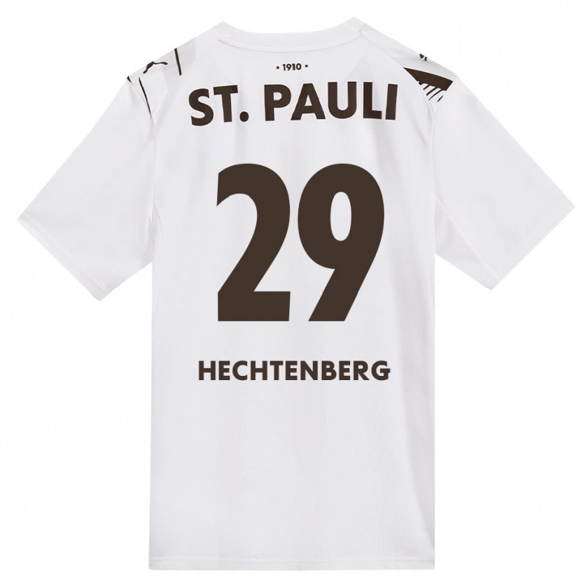 Danxen Kinder Julia Hechtenberg #29 Kaffee Weiß Rot Auswärtstrikot Trikot 2026/27 T-Shirt Österreich