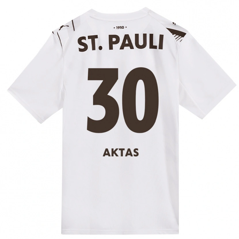 Danxen Kinder Neyo Aktas #30 Kaffee Weiß Rot Auswärtstrikot Trikot 2026/27 T-Shirt Österreich