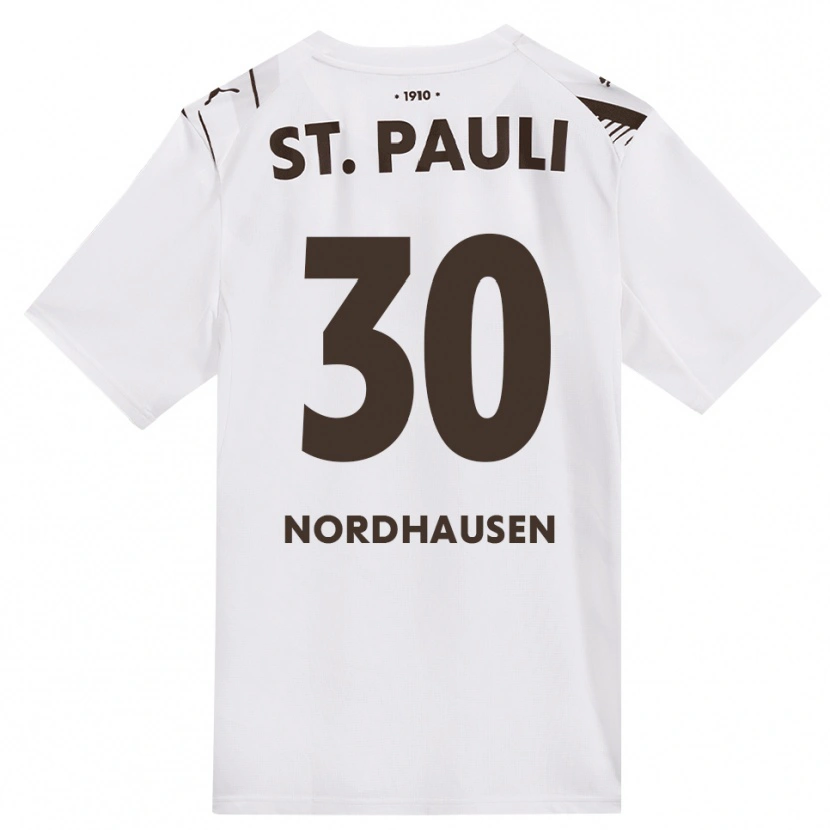 Danxen Kinder Neele Nordhausen #30 Kaffee Weiß Rot Auswärtstrikot Trikot 2026/27 T-Shirt Österreich
