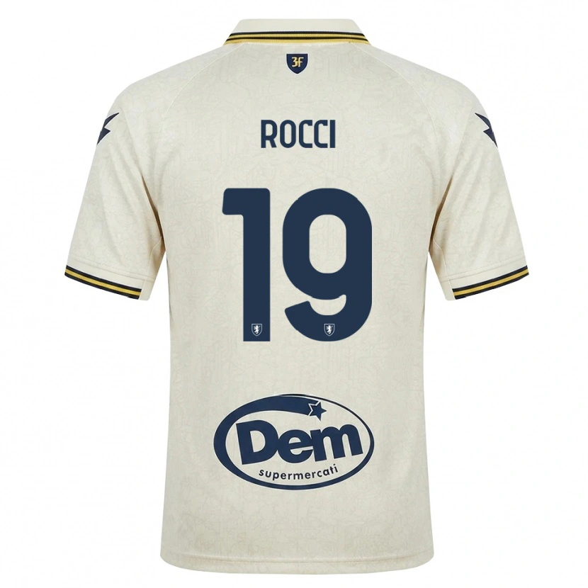 Danxen Kinder Valerio Rocci #19 Oldlace Gelb Schwarz Auswärtstrikot Trikot 2026/27 T-Shirt Österreich