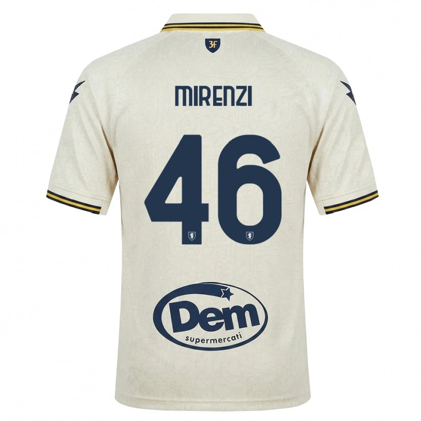 Danxen Kinder Andrea Mirenzi #46 Oldlace Gelb Schwarz Auswärtstrikot Trikot 2026/27 T-Shirt Österreich