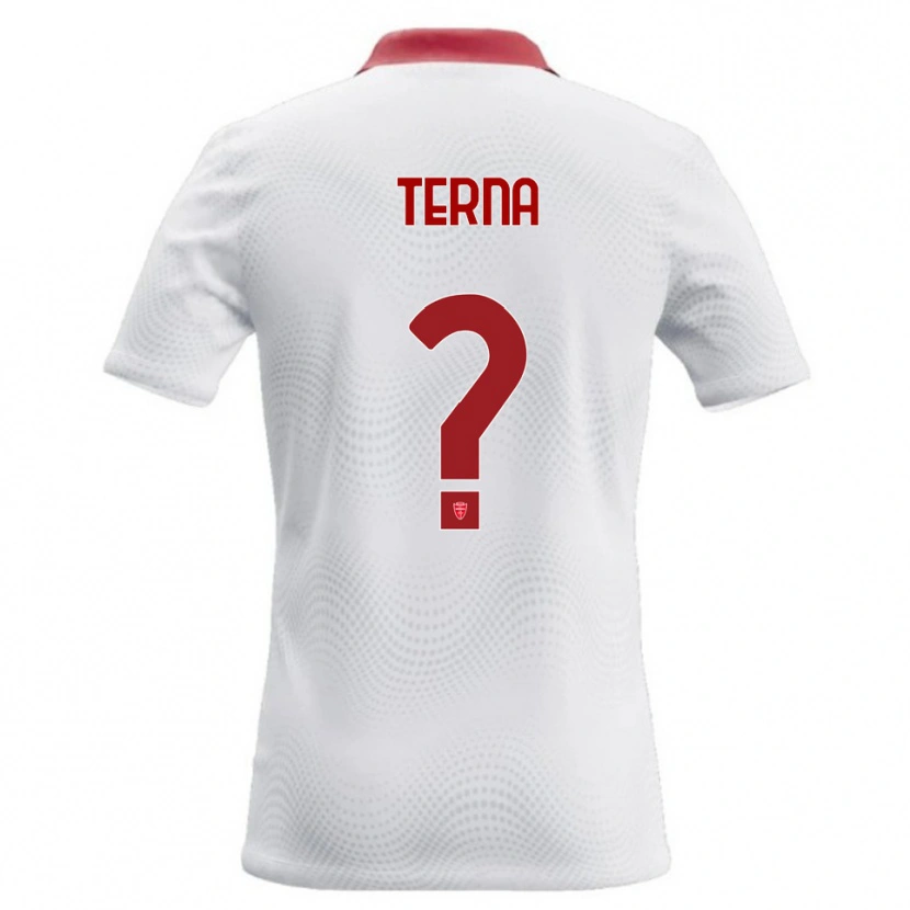 Danxen Kinder Alessandro Terna #0 Weiß Rot Auswärtstrikot Trikot 2026/27 T-Shirt Österreich