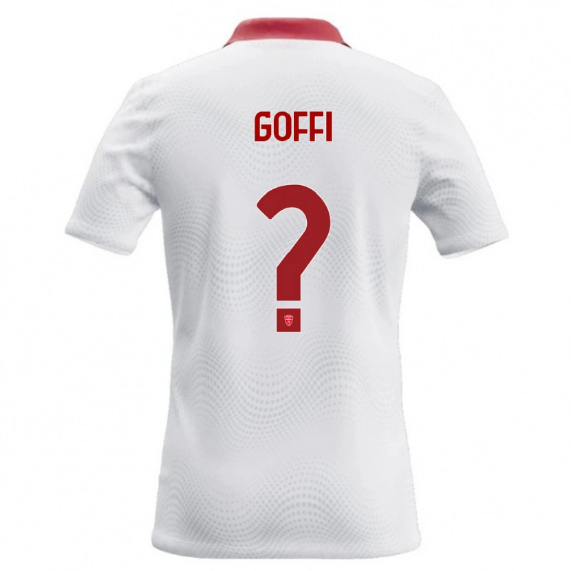Danxen Kinder Tommaso Goffi #0 Weiß Rot Auswärtstrikot Trikot 2026/27 T-Shirt Österreich