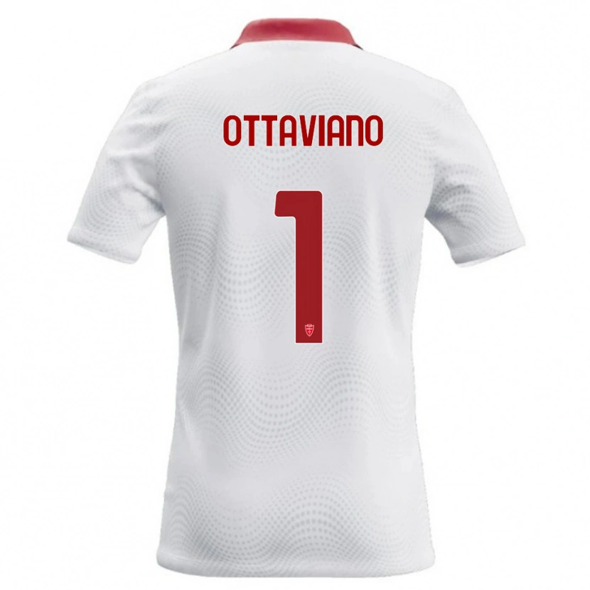 Danxen Kinder Alessandro Ottaviano #1 Weiß Rot Auswärtstrikot Trikot 2026/27 T-Shirt Österreich