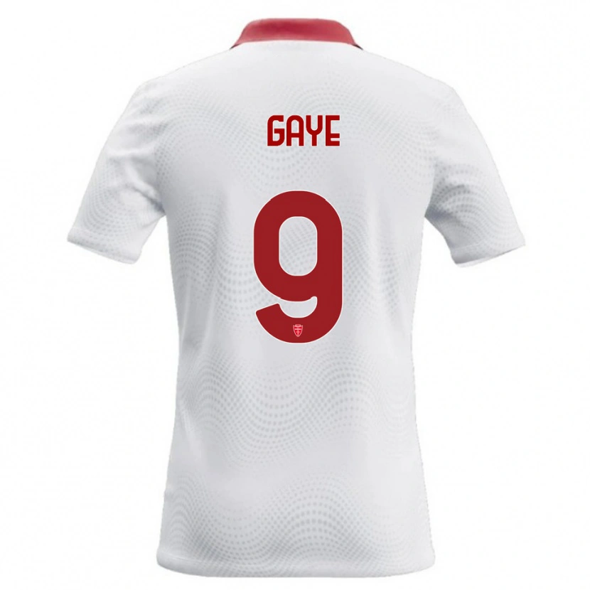 Danxen Kinder Mamadou Gaye #9 Weiß Rot Auswärtstrikot Trikot 2026/27 T-Shirt Österreich