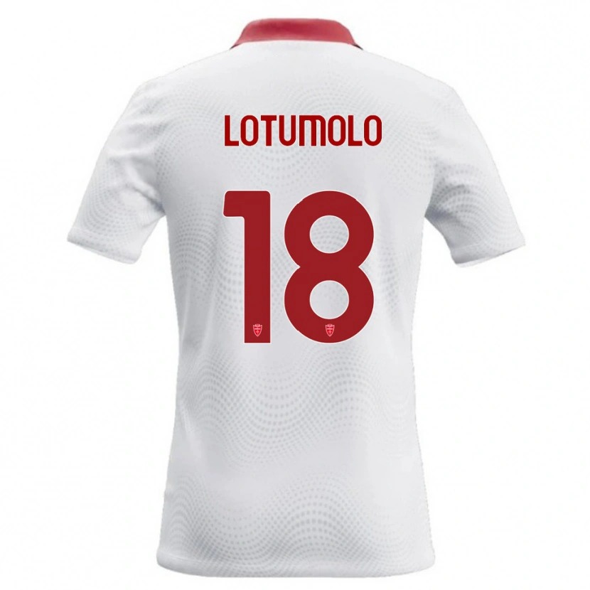 Danxen Kinder Matteo Lotumolo #18 Weiß Rot Auswärtstrikot Trikot 2026/27 T-Shirt Österreich